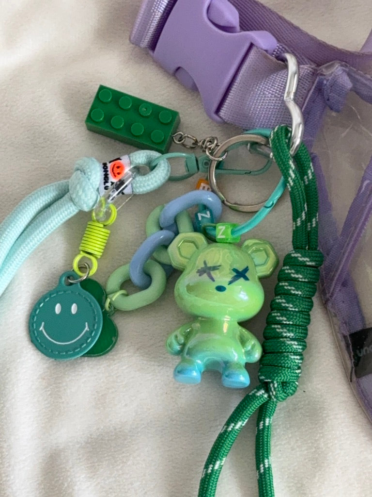 Porte-clé de sac : Mochi 💚