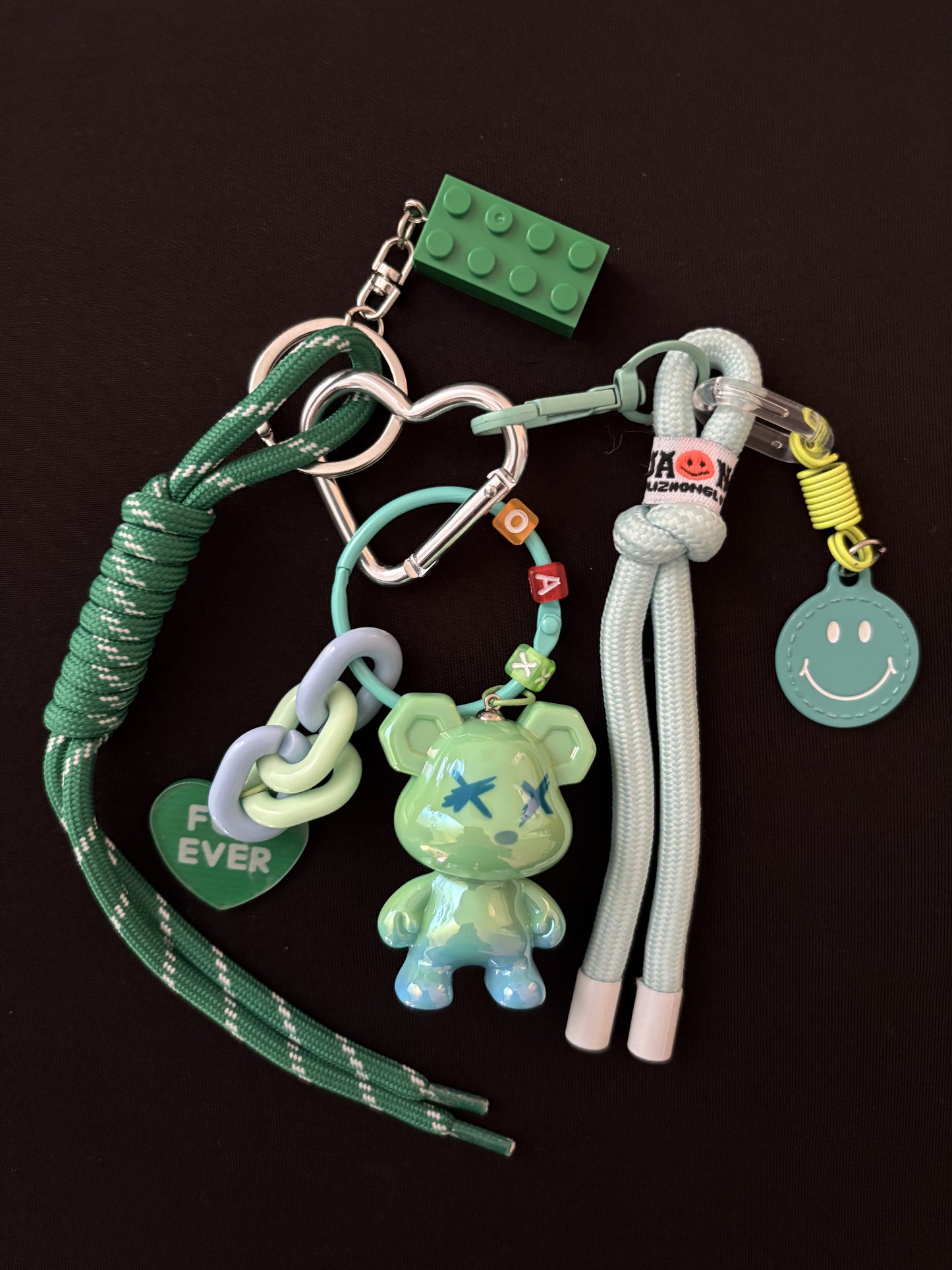 Porte-clé de sac : Mochi 💚