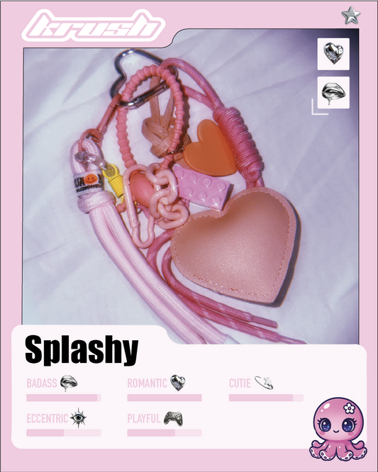 Porte-clé de sac : Splashy 🩷