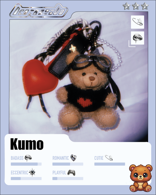 Porte-clé de sac : Kumo 🧸