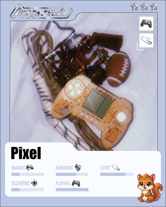 Porte-clé de sac : Pixel 🎮